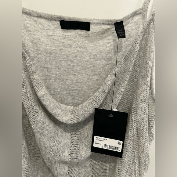 NWT ATM Anthony Thomas Melillo Linen Cotton Camisole in Shimmer - Picture 9 of 10